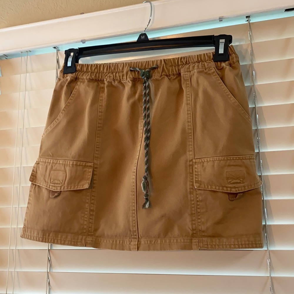BDG Emily Pull-On skirt Mini Drawstring Cargo Style Urban Outfitters Size XS